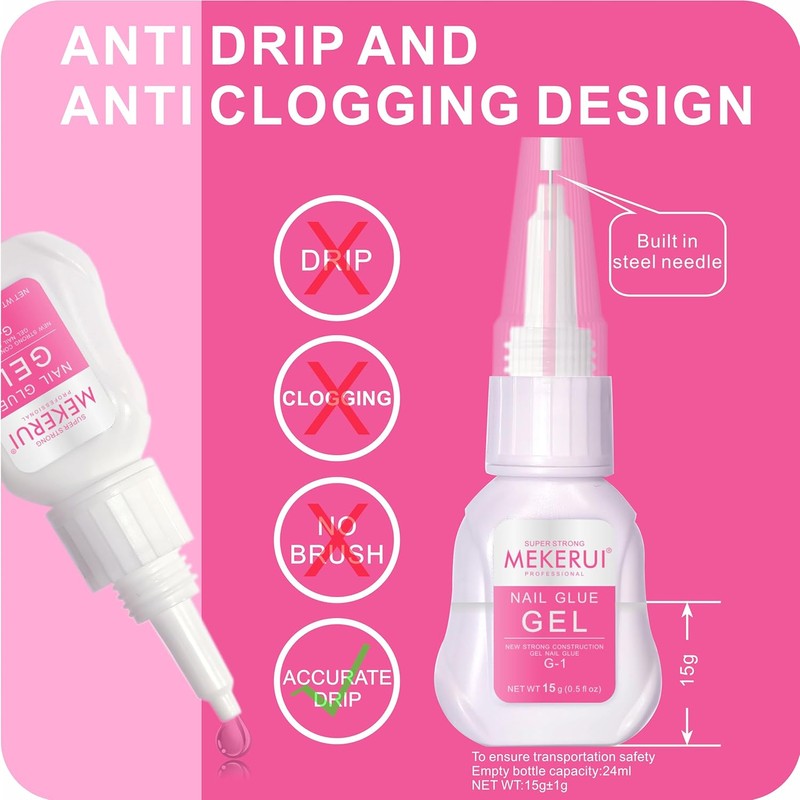 MEKERUI Makerui Nail & Remover Kit - 30+ Days Gel