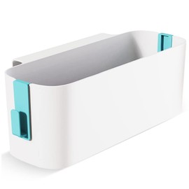 Infreecs Bedside Caddy for Hanging, Bed Organiser for Hanging, Hooks Available in White, Yellow and Green (White)