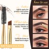 Docolor Eyebrow Brush Duo Eyebrow Spoolie Professional Angled Eye Brow