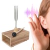 Tuning Fork, 512HZ Tuning Forks with Wooden Resonator Box &