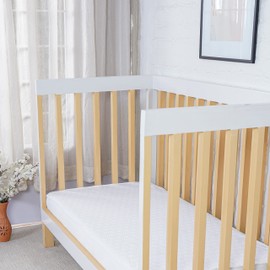 Sheet Story Ackly Bamboo Waterproof Cot Bed Mattress Protector 140x70 cm - Premium 100% Bamboo Fabric Hypoallergenic and Noiseless Fitted Sheet Cover - Mattress Protector Cot Bed Mattress Topper