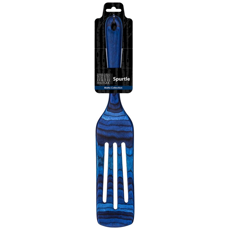 Baltique Malta Collection 13" Wooden Spurtle Cooking Utensil, Safe for