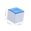 NOLITOY 12Pcs Professional Billiard Cue Chalk Cubes Durable Snooker Pool
