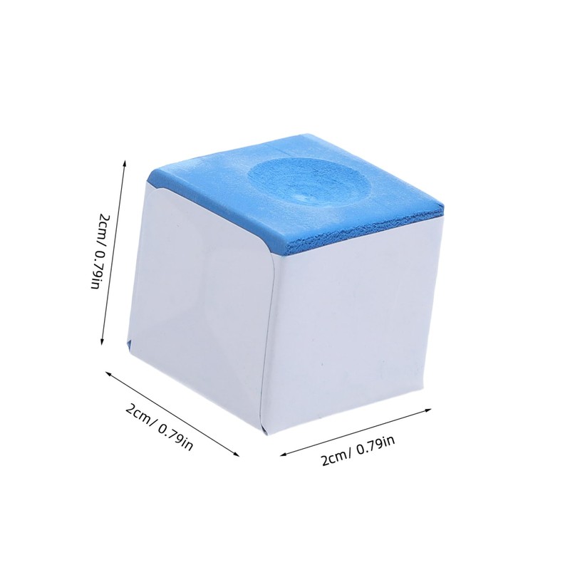 NOLITOY 12Pcs Professional Billiard Cue Chalk Cubes Durable Snooker Pool