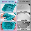 LET'S RESIN Super Elastic Silicone Mold Making Kit 10A,70.5oz Teal