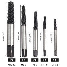 11pcs broken screw extractor set damaged stripped and screws fastners removal tool screw extractor drill with holder frame, green case box packaging