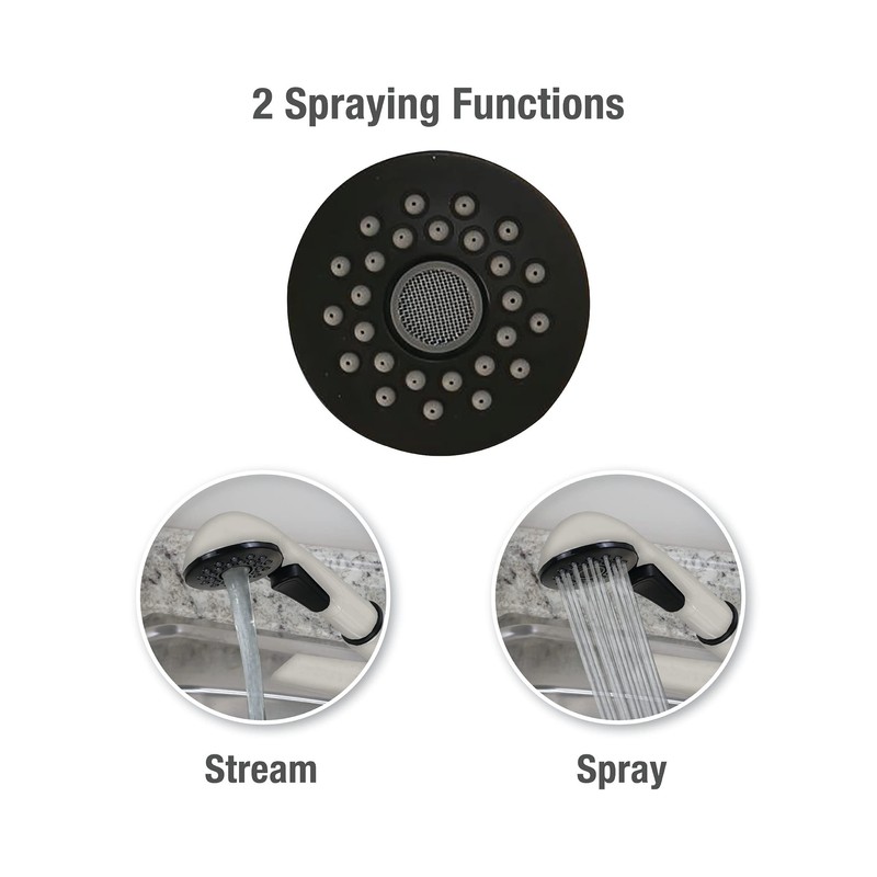 Danco 10415 Pullout Kitchen Spray Head, White