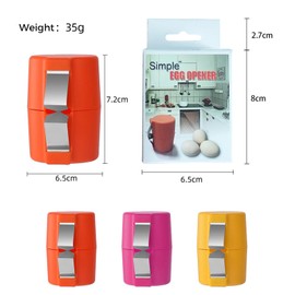 3 Egg Shellers, Boiled Egg Peelers, Raw and Boiled Egg Slicers, Cooking and Baking Kitchen Utensils, Handheld Stainless Steel Tools