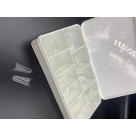 Miss Cherry Tips Miss Cherry Short Coffin Transparente Corto #3