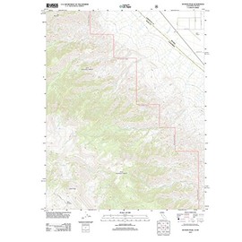 California Maps - 2012 Station Peak, CA - USGS Historical Topographic Wall Art - 35in x 44in, Large Wall Art Map