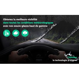 TXDinfoz professionel Windshield Wiper Blades nature rubber 26" + 14"