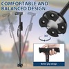 Folding Walking Cane with LED Light, Adjustable Collapsible Standing Canes