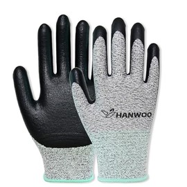 HANWOO K-GLOVES – Enhanced Grip & Puncture Protection, Low-Odor NBR Coating
