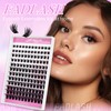 FADLASH Lash Clusters Natural Eyelash Clusters 8-16mm DIY D Curl