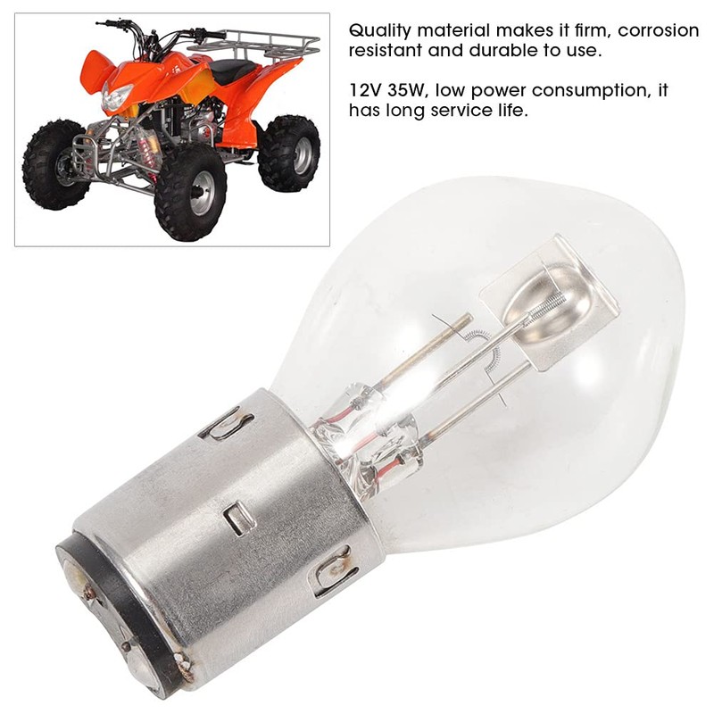 ATV Headlight Bulb,12V 35W Headlight Bulb Fits for Gy6 50cc