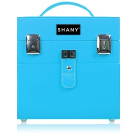 SHANY Color Matters - Nail Accessories Organizer and Makeup Train Case - Vicious Blue