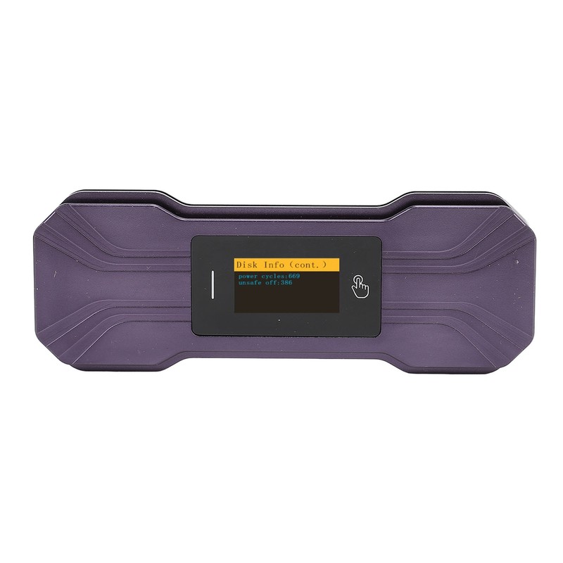 SSD Enclosure M.2 NVMe Visual Smart Mobile External Case 10