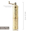 Glios Handmade Turkish Pepper & Coffee Grinder, Refillable Turkish Spice