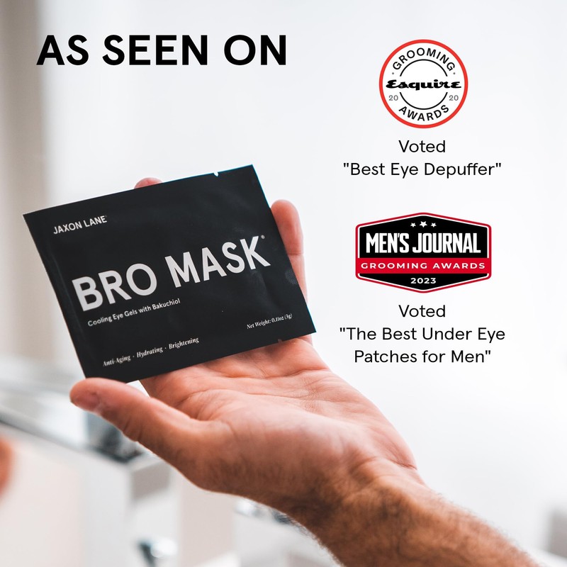 JAXON LANE BRO MASK Under Eye Patches for Men with