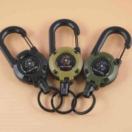 Reel biner hook carabiner reel holder wire biner wire carabiner large carabiner Mountain carabiner black 2ea