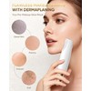 Sonic Dermaplane Razor for Women Face: Dermaplaning Tool with 8