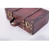Vintiquewise(TM Old-Fashioned Small Suitcase/Decorative Box with Straps