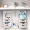 Simple Trending 3-Tier Under Sink Cabinet Organizer with Sliding Storage