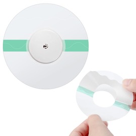 40 Pack Freestyle Libre 2 Covers, Libre 2 Sensor Covers Waterproof Skin-Friendly Long Lasting for 10-14 Days, No Glue in The Center by SUNMON (Transparent)