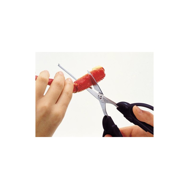 Pearl Metal Seasonal Choice C-952 Crab Cut Scissors, Black