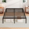 Hafenpo 14 Inch Queen Bed Frame - Sturdy Metal Platform