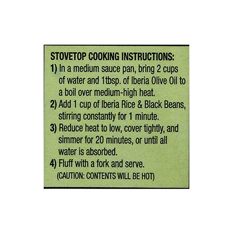 Iberia Rice & Black Beans, 3.4 lb., Completely Seasoned &