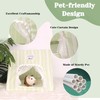 Guinea Pig Hideout Large with Curtain, Bunny Hideout, Machine Washable