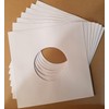Pack of 50 - 7" White Paper Record Sleeves