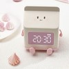 Fun Milk Box Alarm Clock Student Countdown Cartoon Alarm Clock