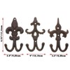 Comfify Set of 3 - Cast Iron Fleur De Lis