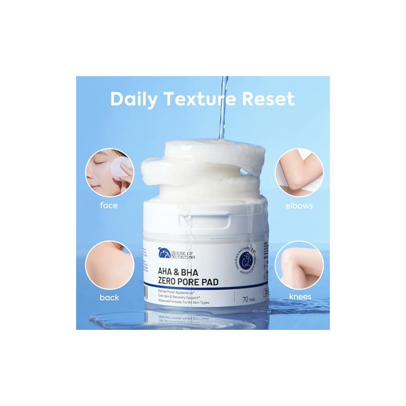 Glycolic Acid Exfoliating Toner Pads with AHA & BHA |