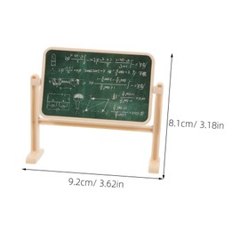 WOONEKY 1 Set Miniature Classroom Doll Realistic Chalkboard Furniture Accessory for DIY Projects Bedroom Decor Miniature Landscapes for