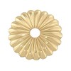 B&P Lamp® Stamped Brass Rosette, 2 1/8" Dia.