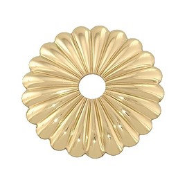 B&P Lamp® Stamped Brass Rosette, 2 1/8" Dia.