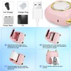 GuKKK Mini Printer, Mobile Photo Printer, Portable 7 Colours LED,