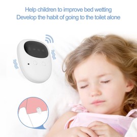 Alarma de Enuresis, 3 Modos de Alarma de Enuresis Inalámbrica para Niños, Niñas, Sensor de Enuresis, Alarma de Orina con Sonido Y Vibración, Monitor de Sensor de Alarma de Enuresis para Niños Mayores
