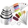 16Pcs Measuring Cups & Spoons Set, Stackable Cups and Spoons,