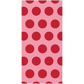 Trendware Classic Red Polka Dot Favor Bags, 60 Count