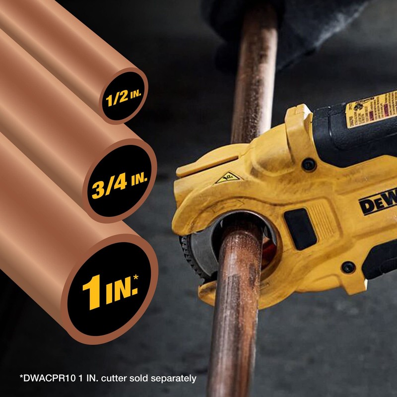 DEWALT Impact Connect Copper Cutter Wheel, Tube Cutter Wheel, 1/2
