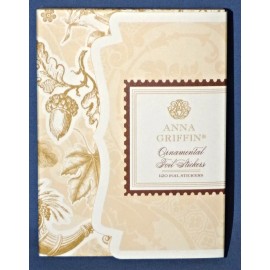 Anna Griffin Ornamental Foil Stickers New 120pc Box Size: 5-1/4" x 4" Free Ship