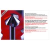 815423 HSS countersink 90°, TIN-coated Exact 05560 Bore diameter:20,5 mm