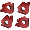 Large 4" Angle Welding Magnet Support Jig Holder (4-Pack)