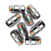 ANCLLO 4Pcs Car Tire Pressure Monitor Valve Stem Caps Sensor