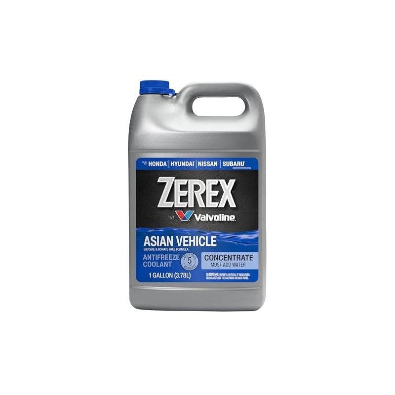 Zerex Asian Vehicle Blue Antifreeze Coolant Concentrate 1 Gallon