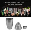 Cocktail Shaker 304 Stainless Steel Boston Shaker Mixer with Built